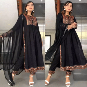 Elevate your wardrobe with our stylish 4 Piece sets, perfect for any occasion. Each set includes a kameez, salwar, dupatta, and an additional piece like a matching inner or waistcoat — blending comfort, tradition, and contemporary fashion. With elegant designs, premium fabrics, and detailed finishing, these sets offer complete, ready-to-wear elegance for modern women.